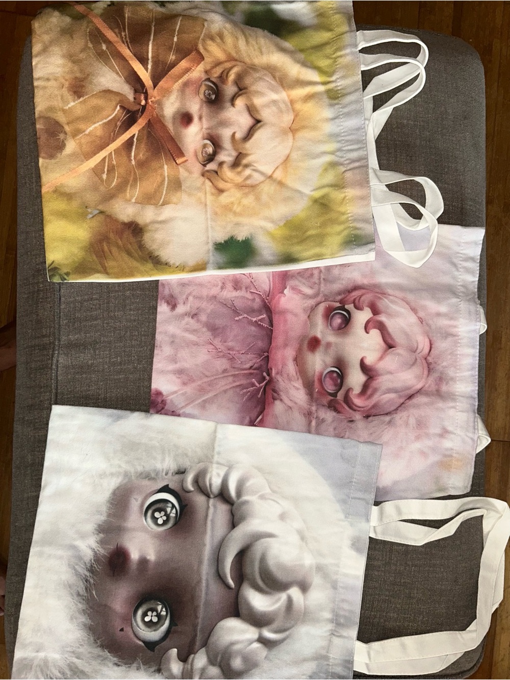 3 Skullpanda Totes